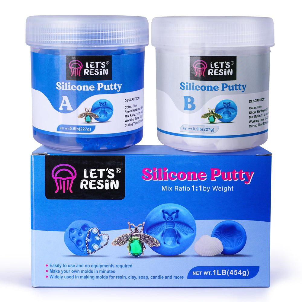 LET'S RESIN front package photo showing kit labeling and benefits