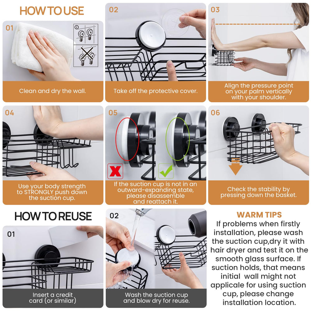 LEVERLOC next to shampoo bottles showing scale and high weight capacity