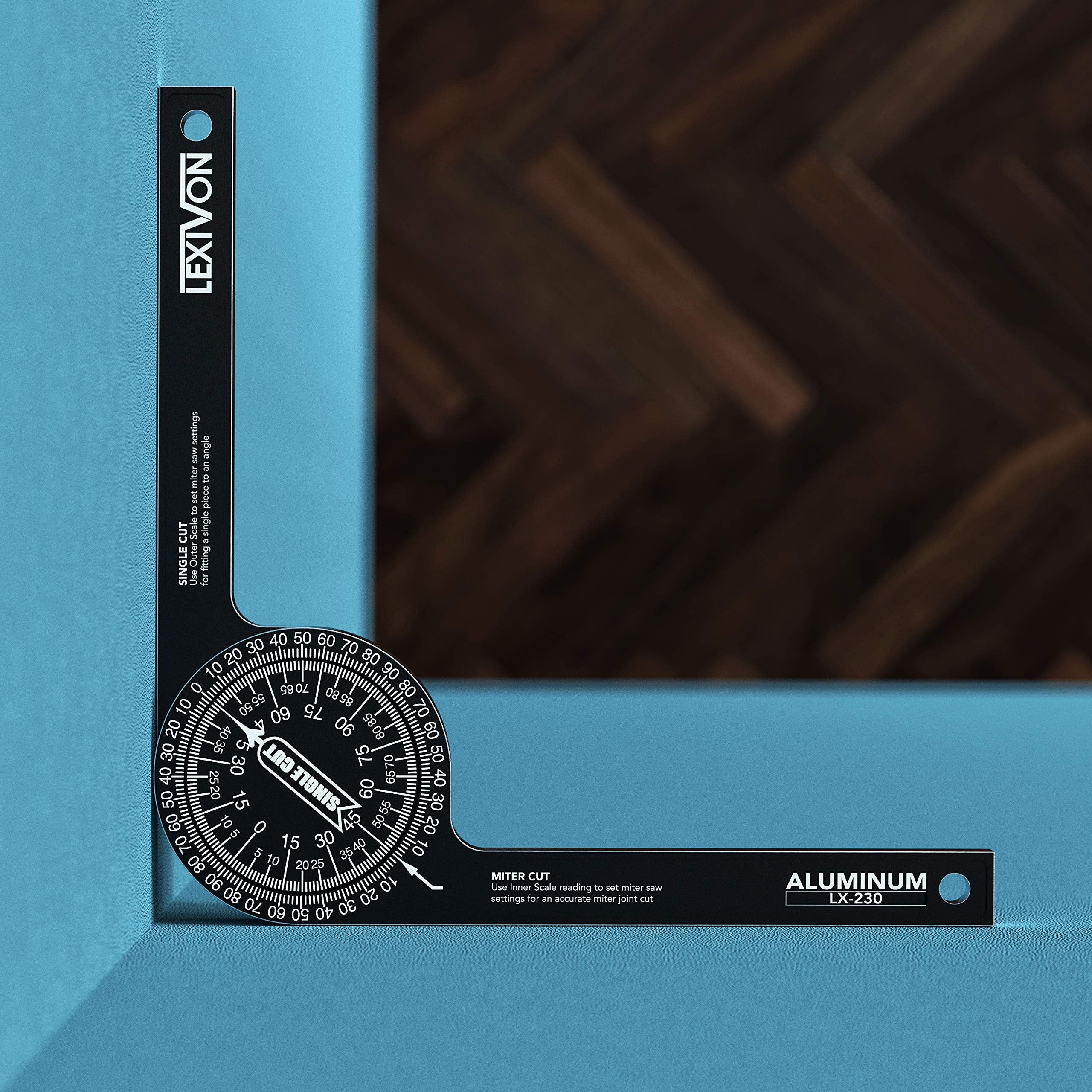 LEXIVON textured anodized finish resisting rust and jobsite wear