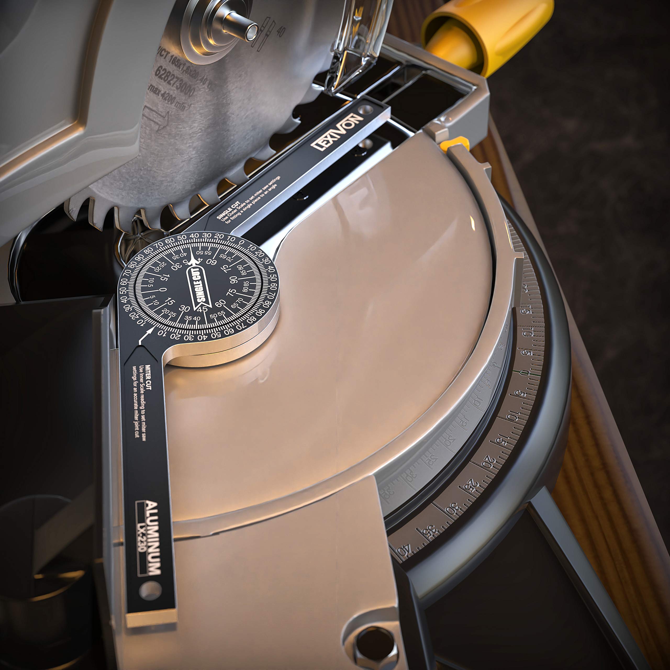 LEXIVON beside a screwdriver demonstrating scale alignment ease