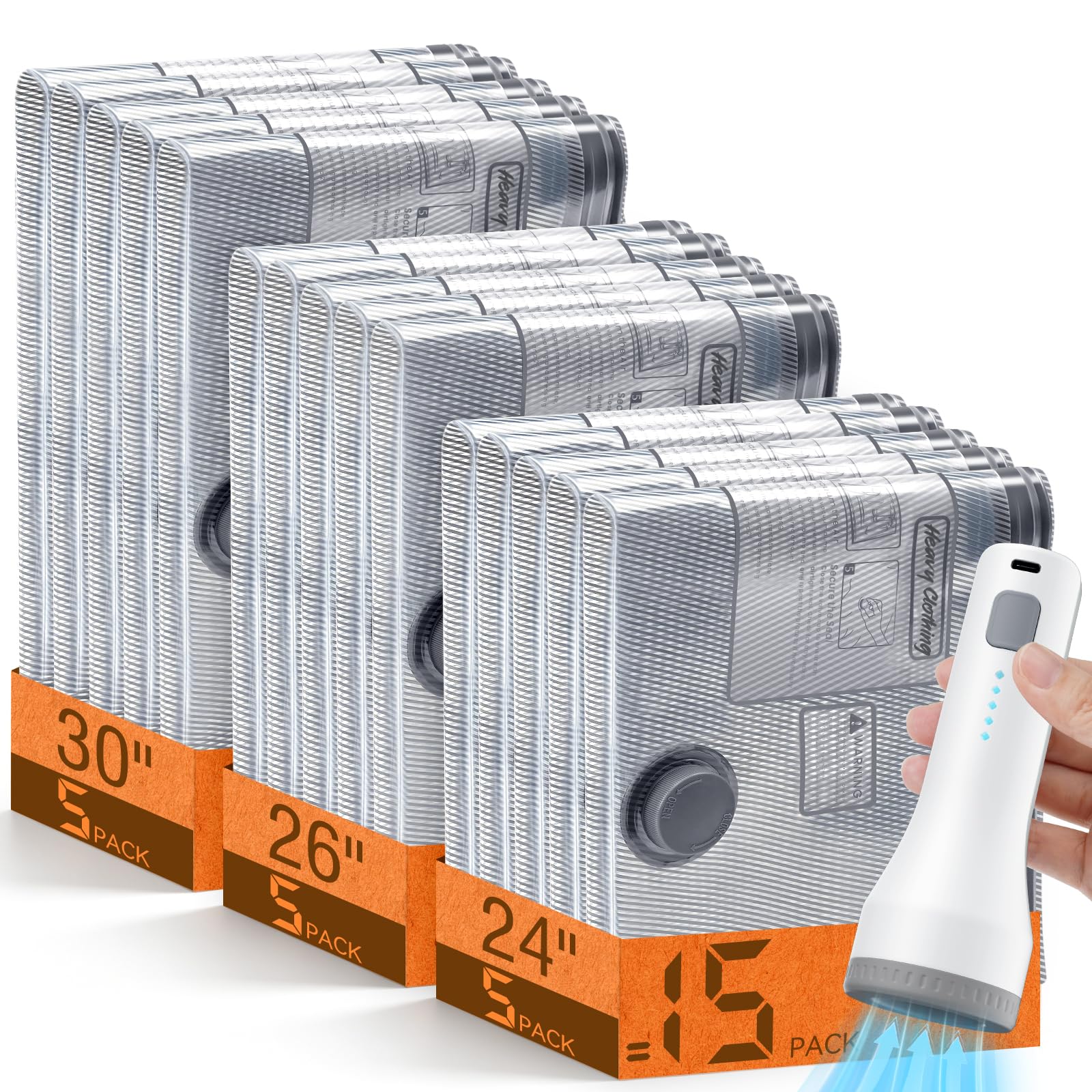 lezecur front packaging showing full 15 pack set and pump, easy identification benefit