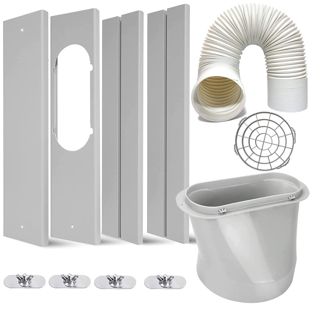 LEZIFU front view of vent kit packaging showing complete set and benefit of neat installation