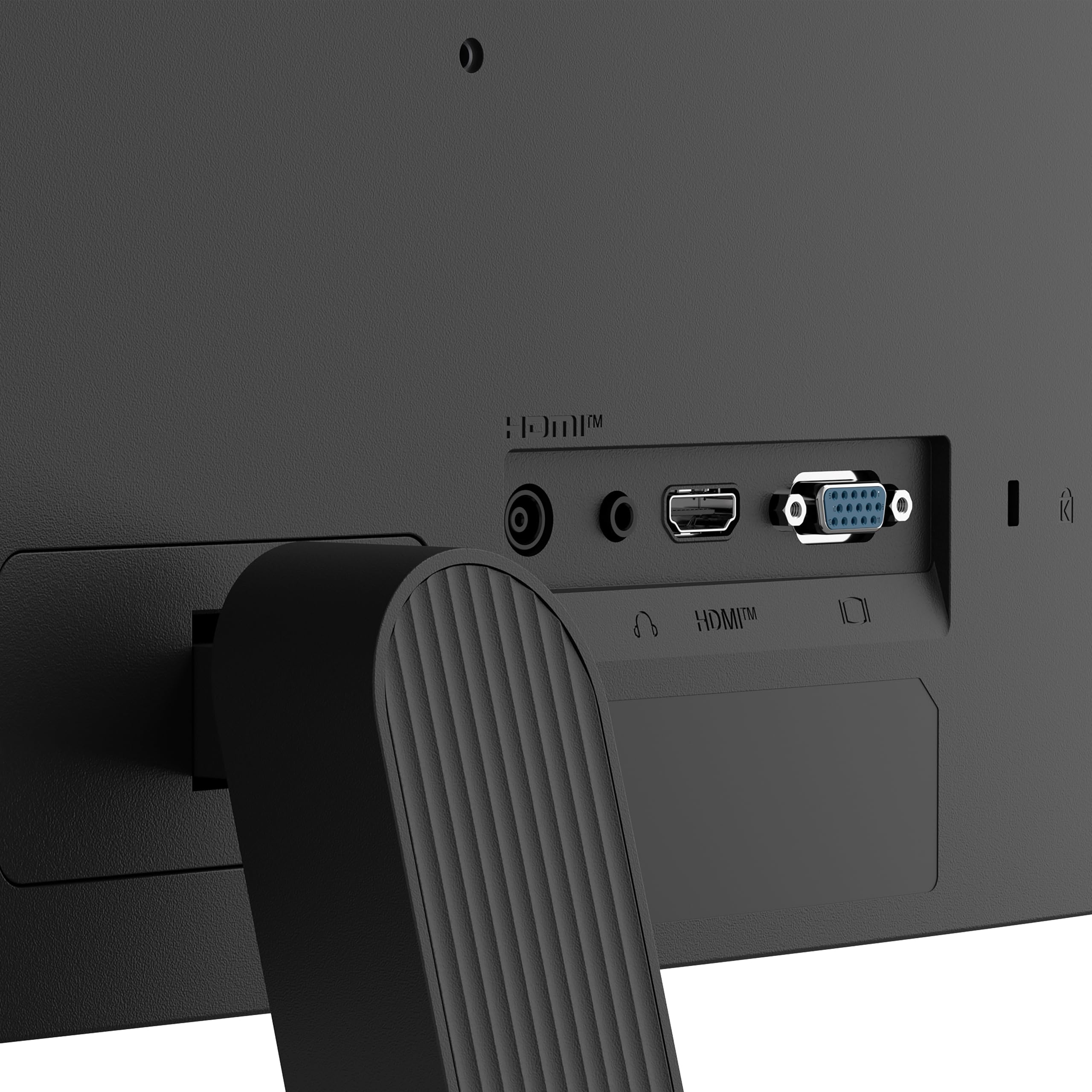 LG beside laptop to show 27-inch scale for proper desk planning