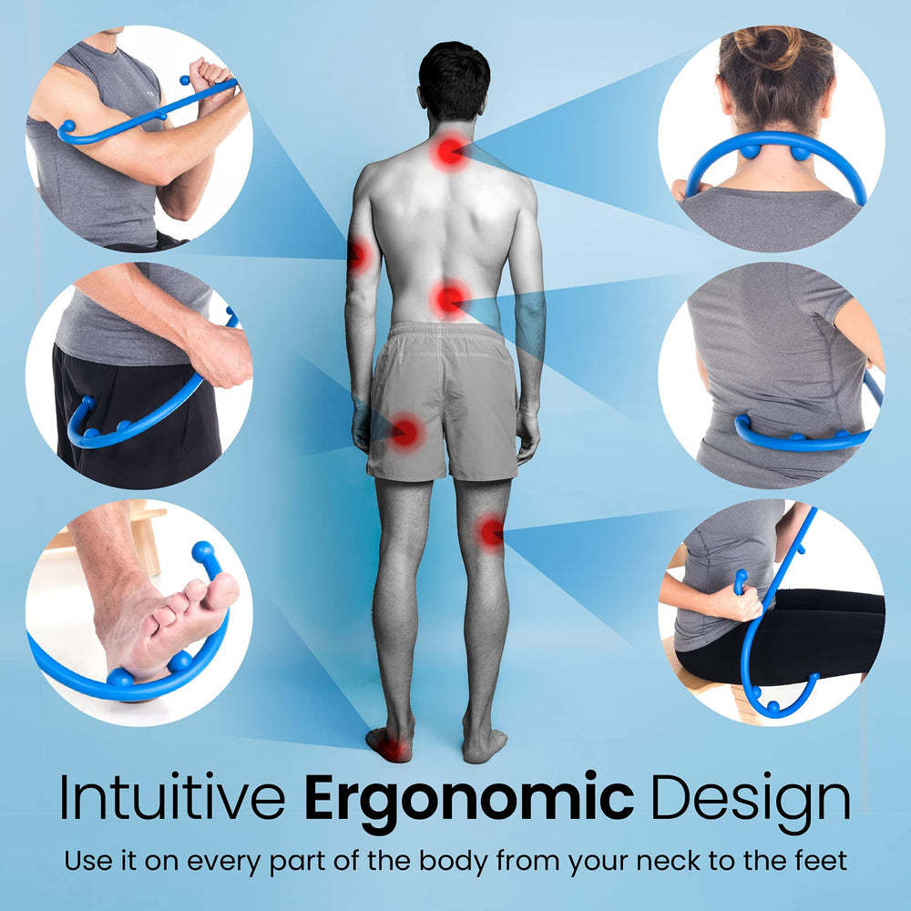 LiBa used on shoulder and upper back to target deep tissue knots