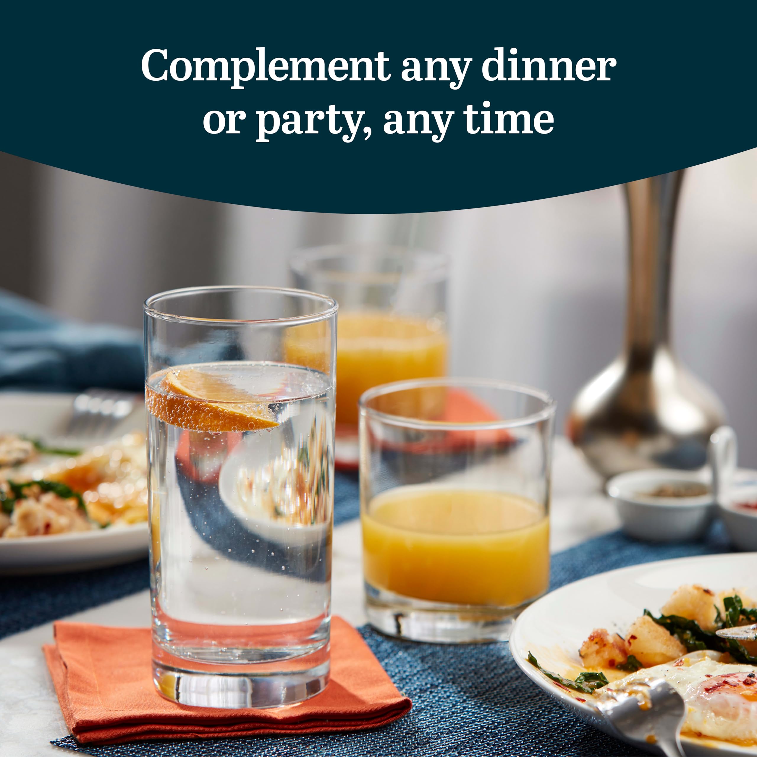 Libbey Province close-up of glass rim and texture highlighting clarity and comfortable grip