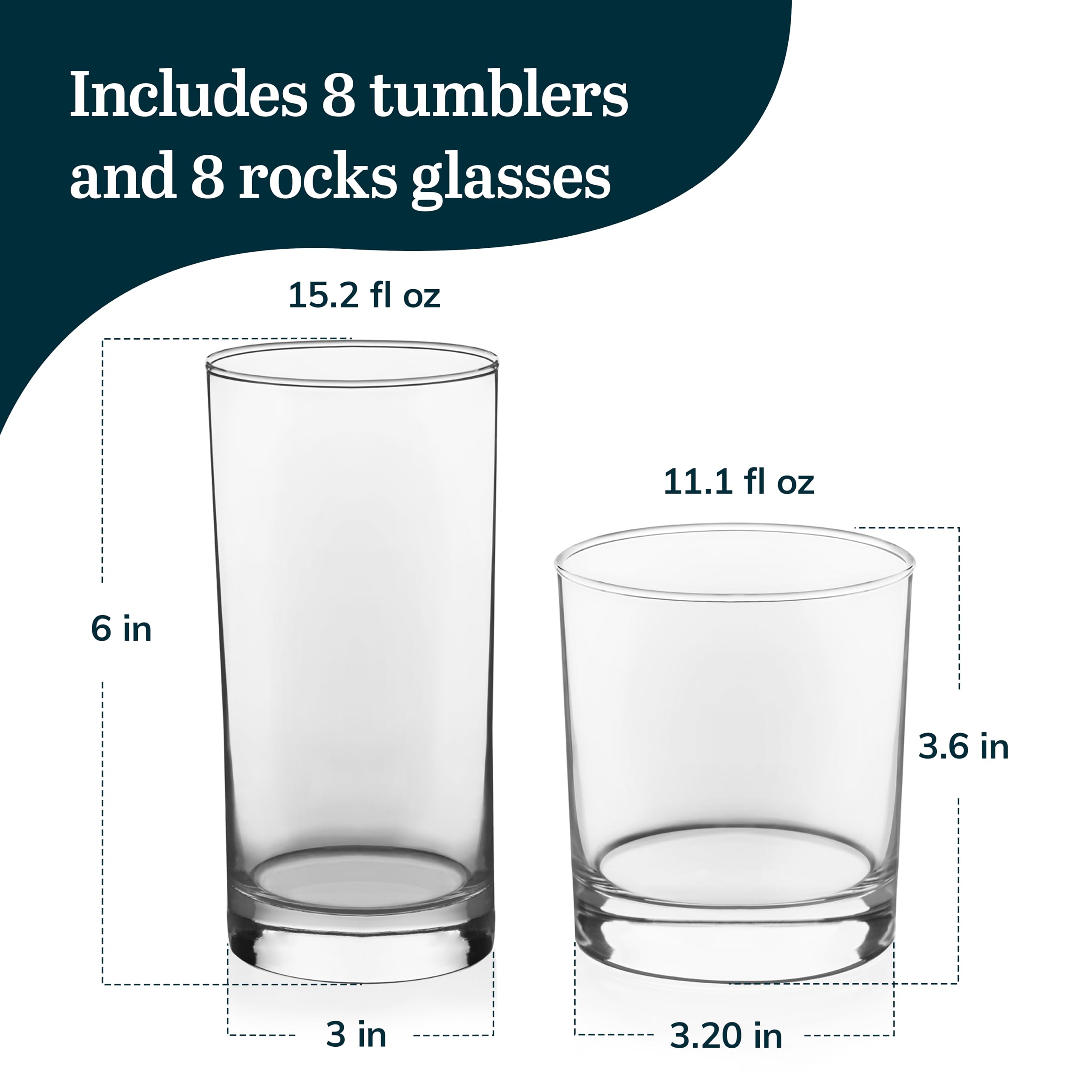 Libbey Province tall tumbler held in hand demonstrating lightweight feel and easy handling