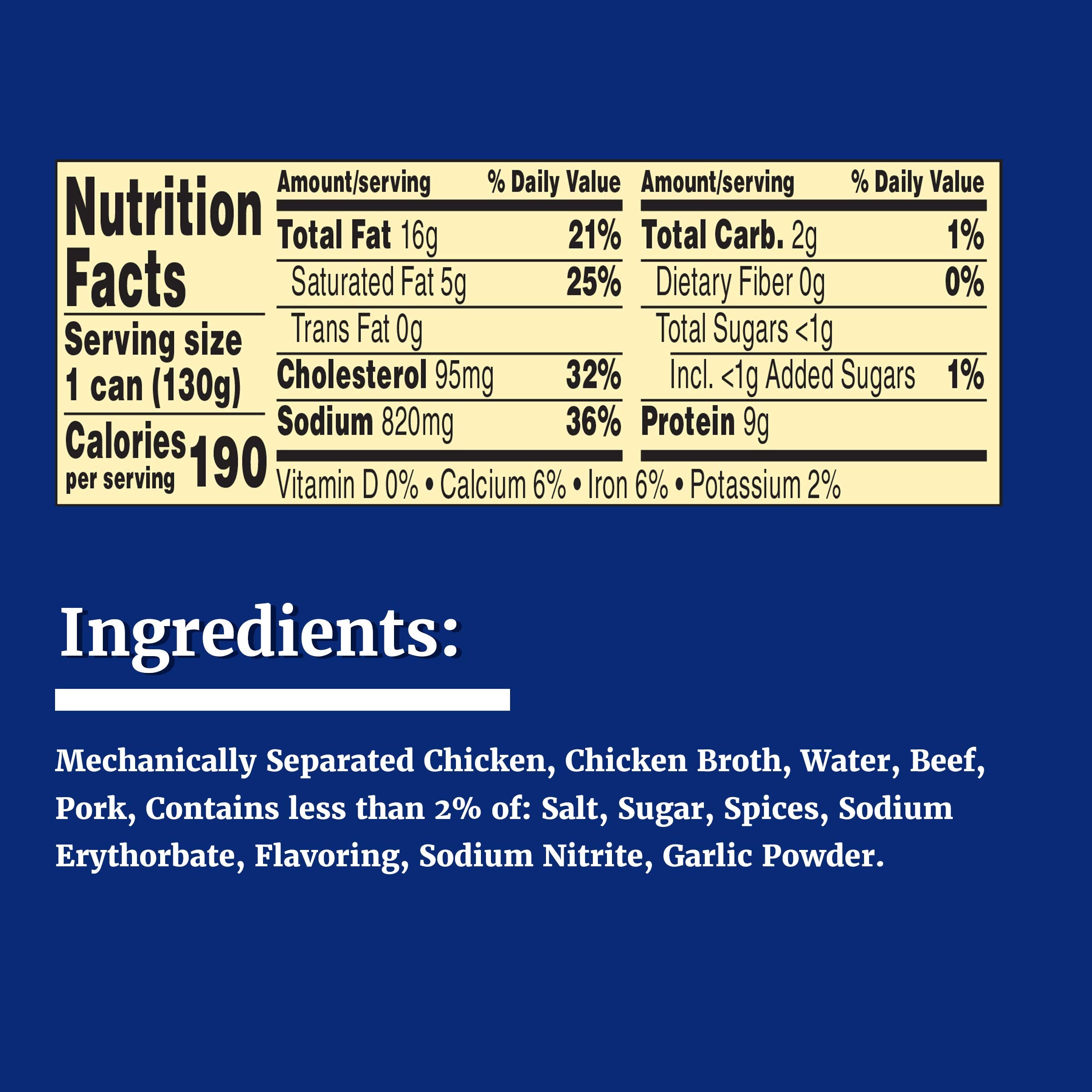 Libby's 24-pack in a pantry with ruler for scale, demonstrating bulk storage convenience