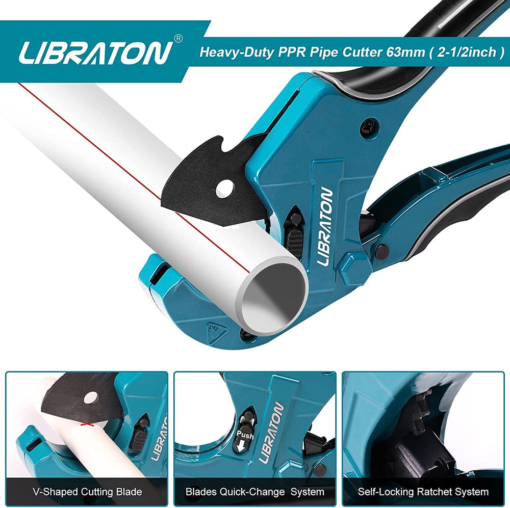 LIBRATON close-up of SK5 Teflon-coated blade edge, precision and long life