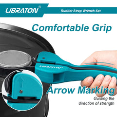 LIBRATON handle locking mechanism demonstrating secure strap tensioning