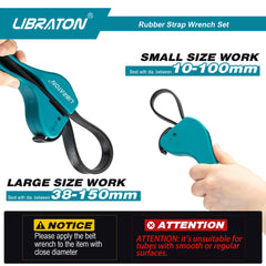 LIBRATON large wrench close-up showing grip and size range for bigger filters