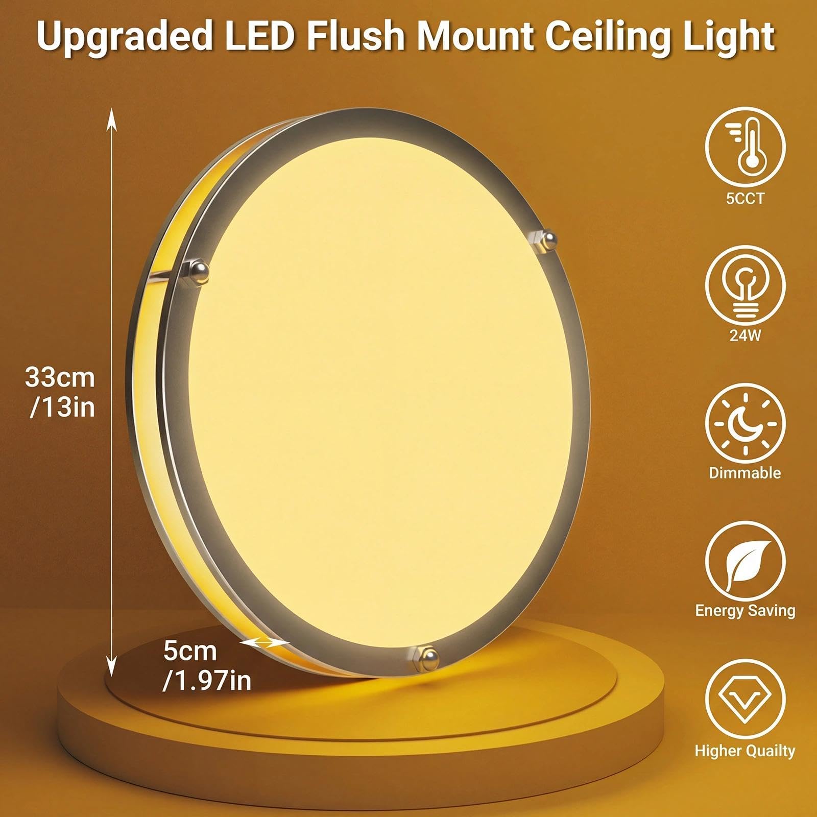 libtit side profile highlighting 1.9-inch slim thickness for low-profile ceiling mounting