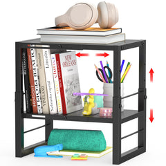 LIDTOP front view showing assembled shelf saving locker space
