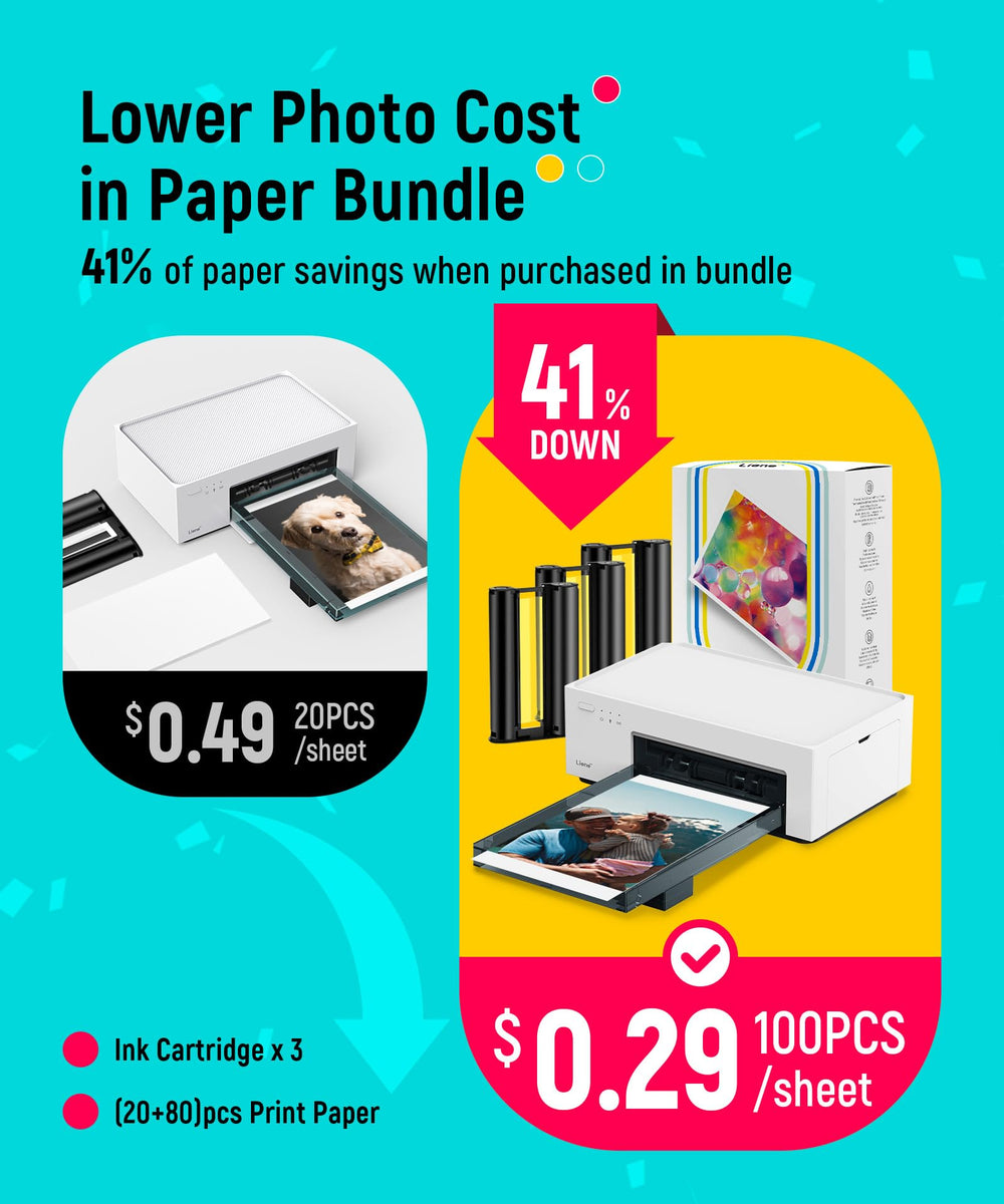 Liene M100 top open with paper loading for easy refill and tidy storage benefit
