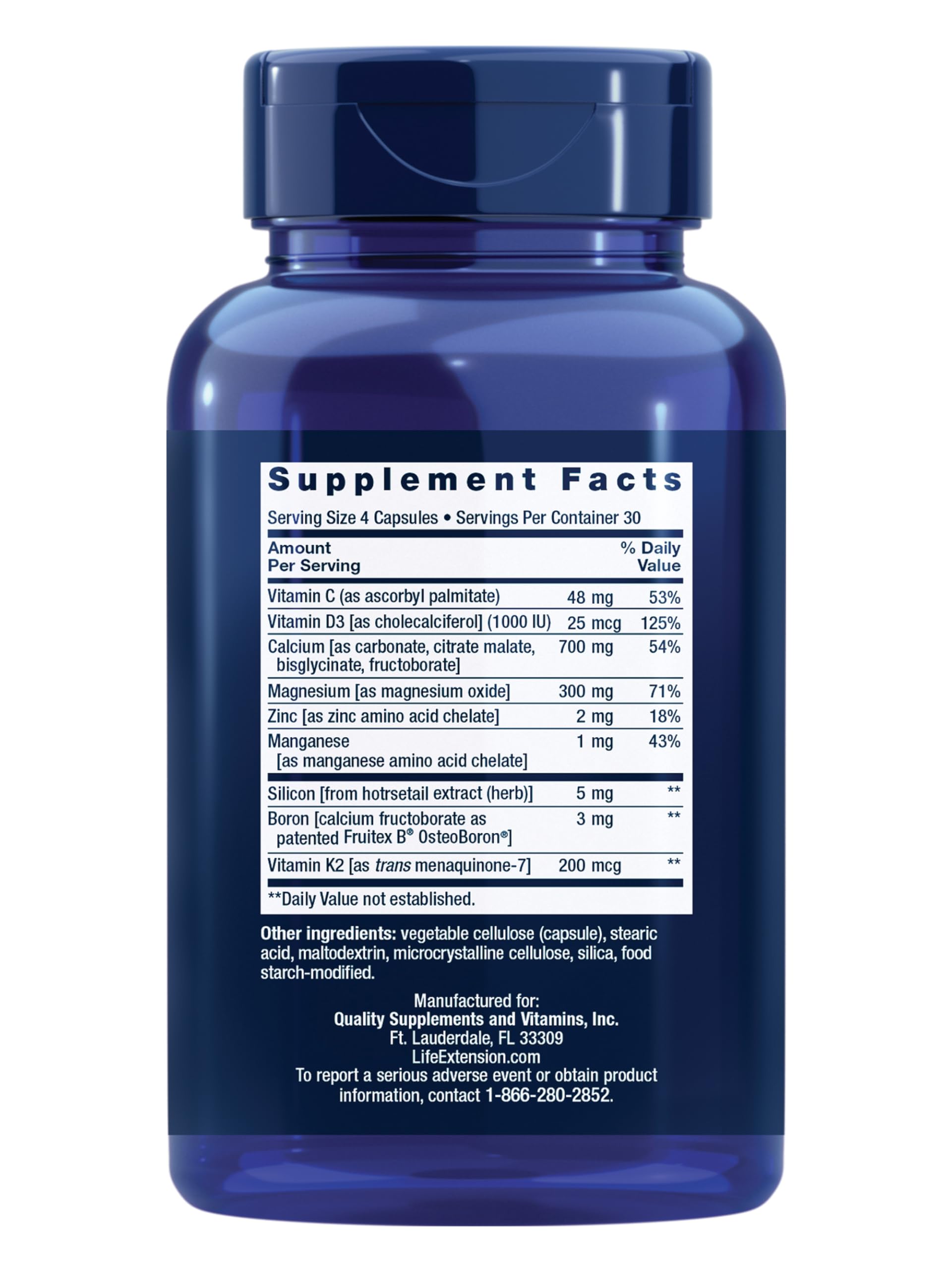 Life Extension close-up of two capsules highlighting smooth vegetarian capsule surface