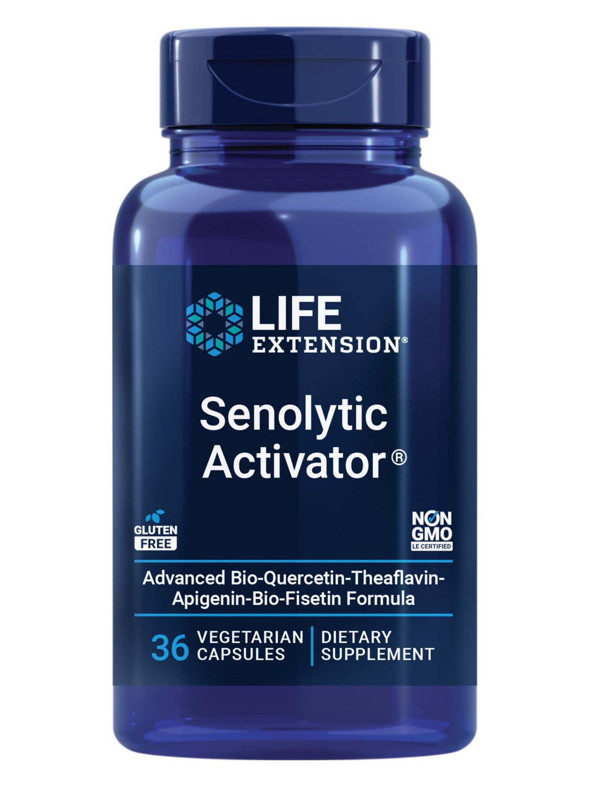 Life Extension bottle front view showing label and benefits