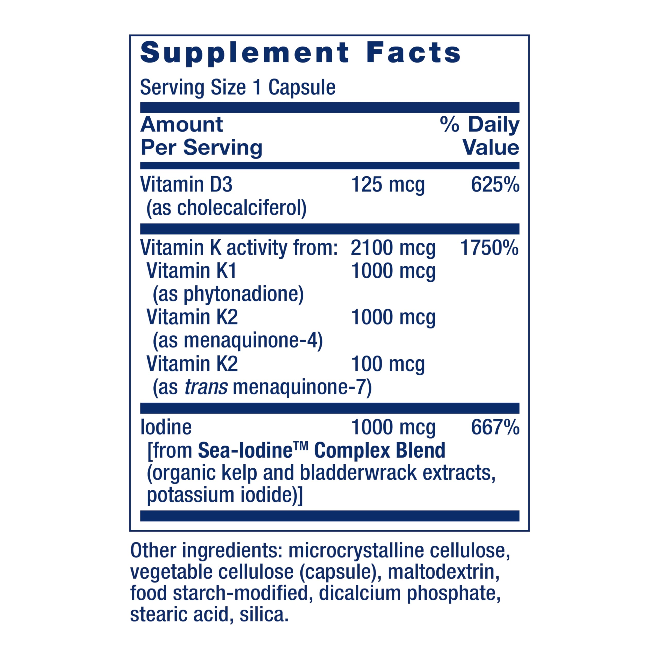 open bottle of Life Extension with capsules spilling, illustrating daily dosage convenience