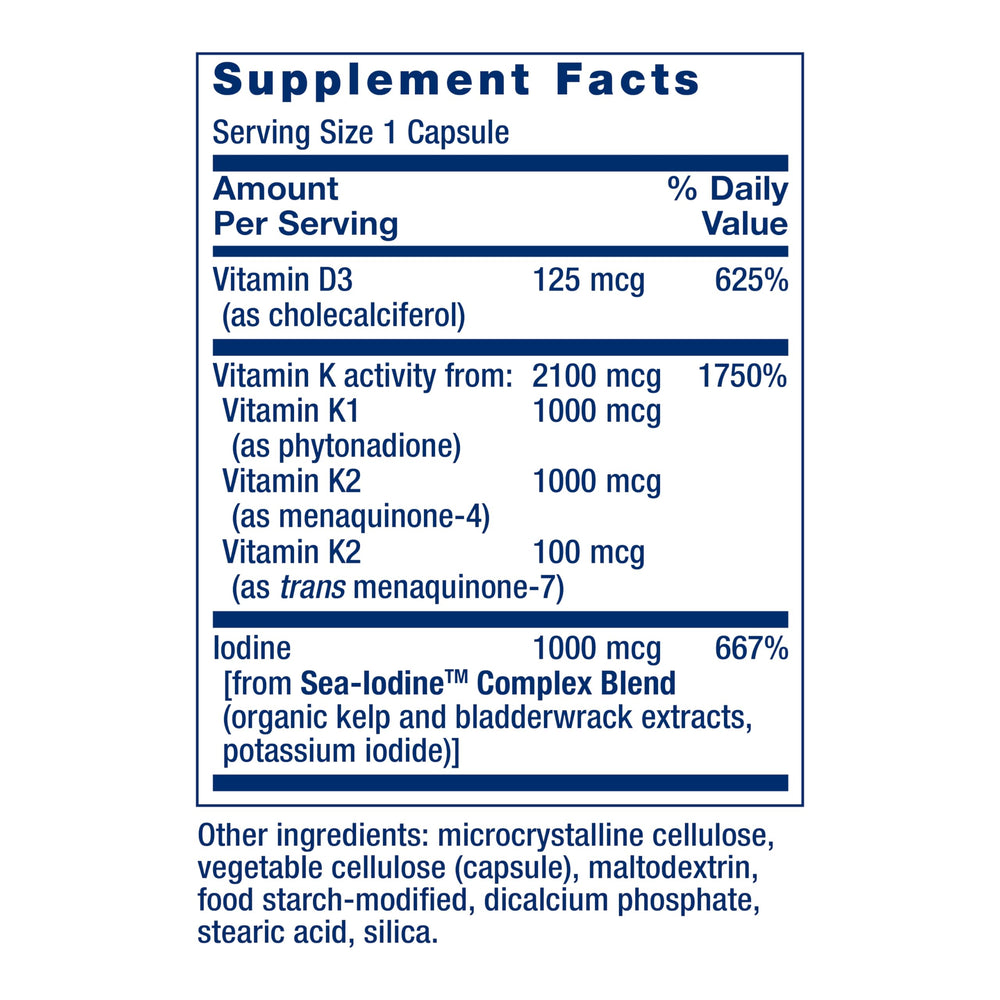 open bottle of Life Extension with capsules spilling, illustrating daily dosage convenience