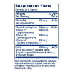 open bottle of Life Extension with capsules spilling, illustrating daily dosage convenience