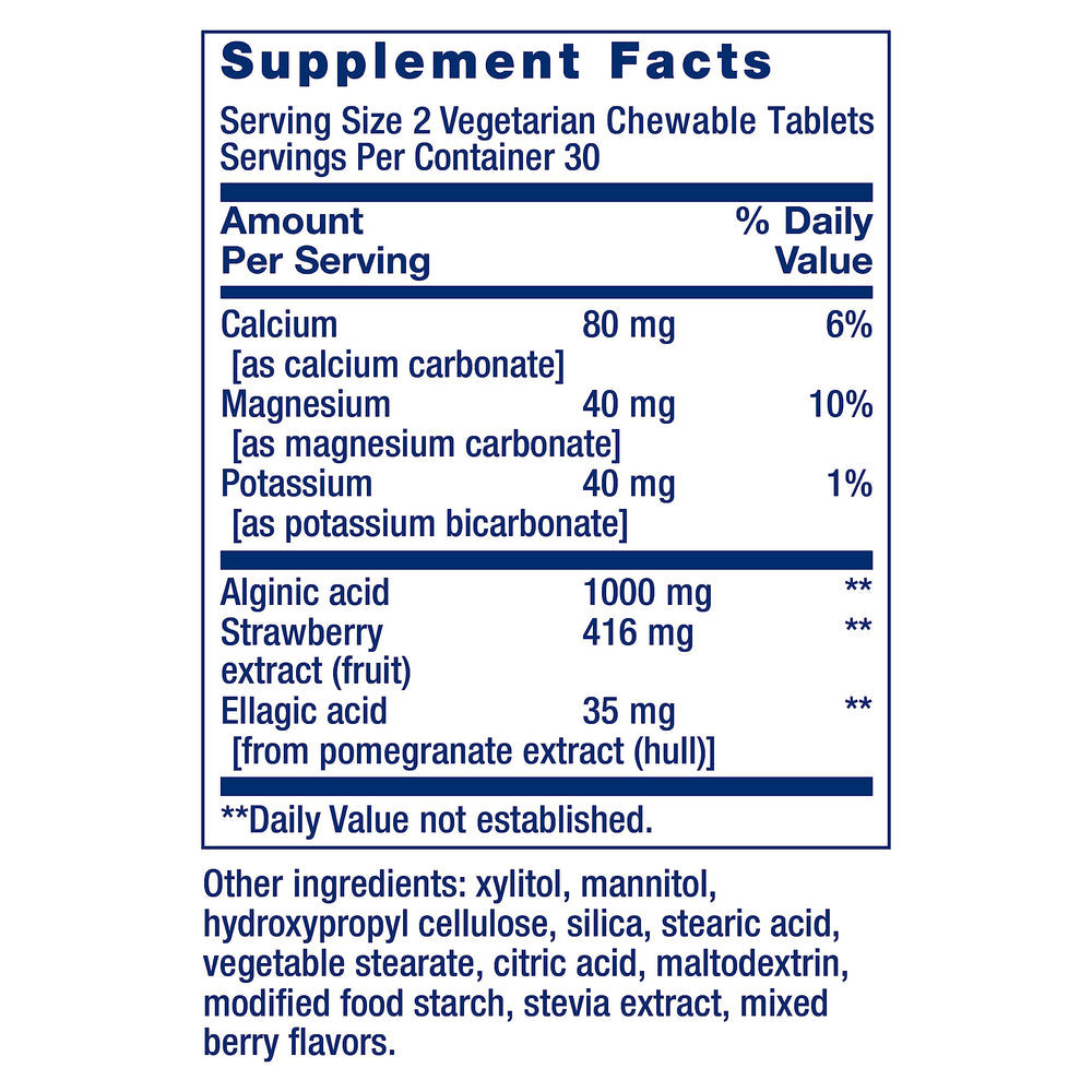 Life Extension single tablet texture close-up highlighting chewable form