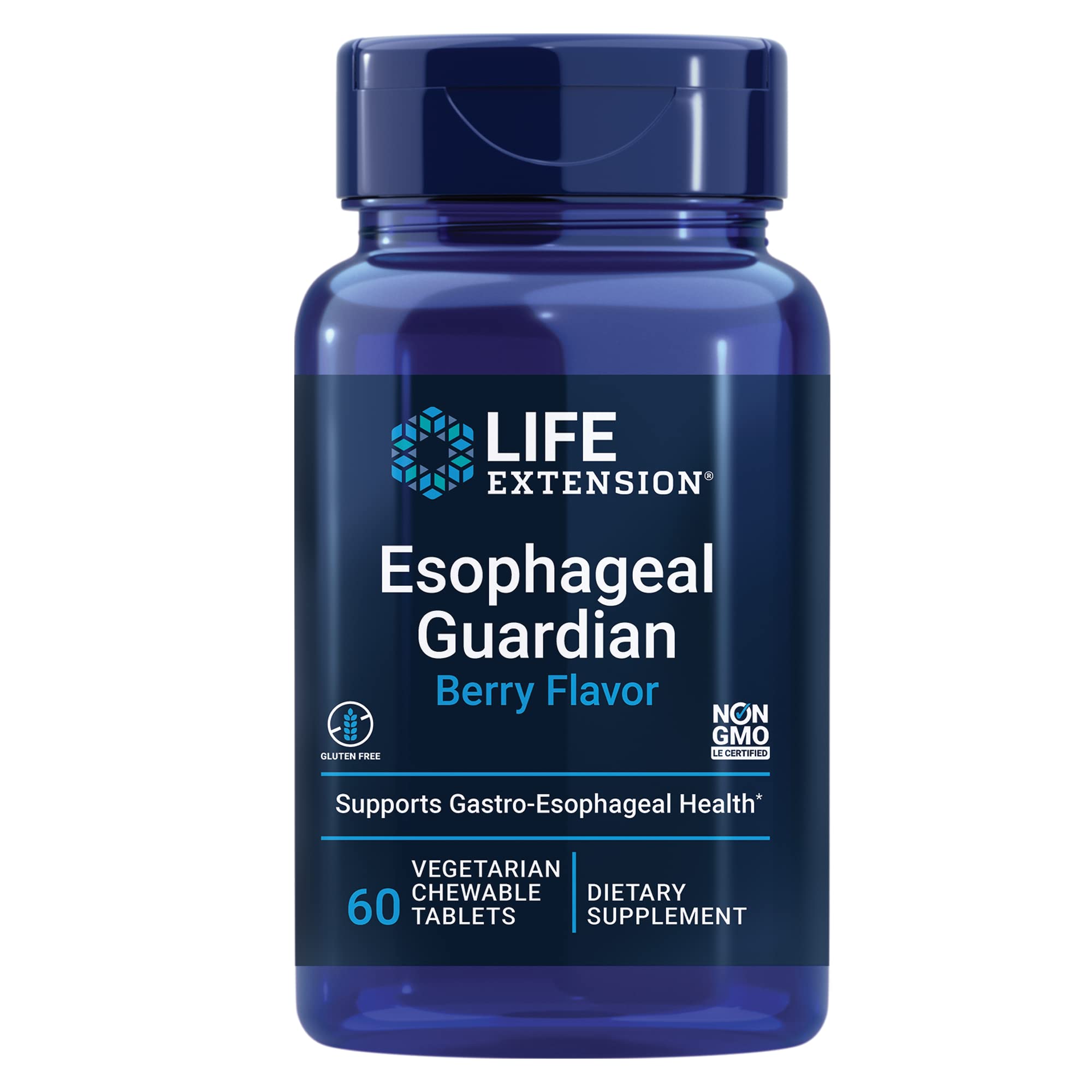 Life Extension front packaging showing chewable bottle and product benefit