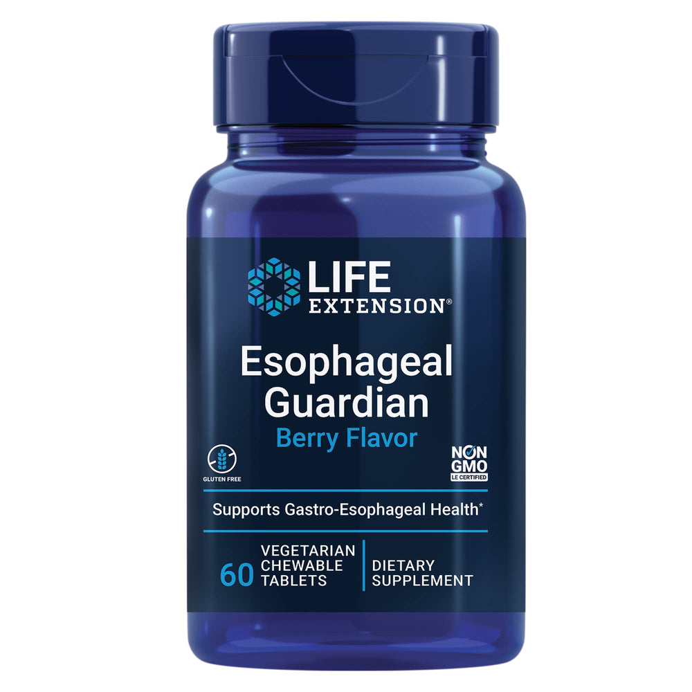 Life Extension front packaging showing chewable bottle and product benefit