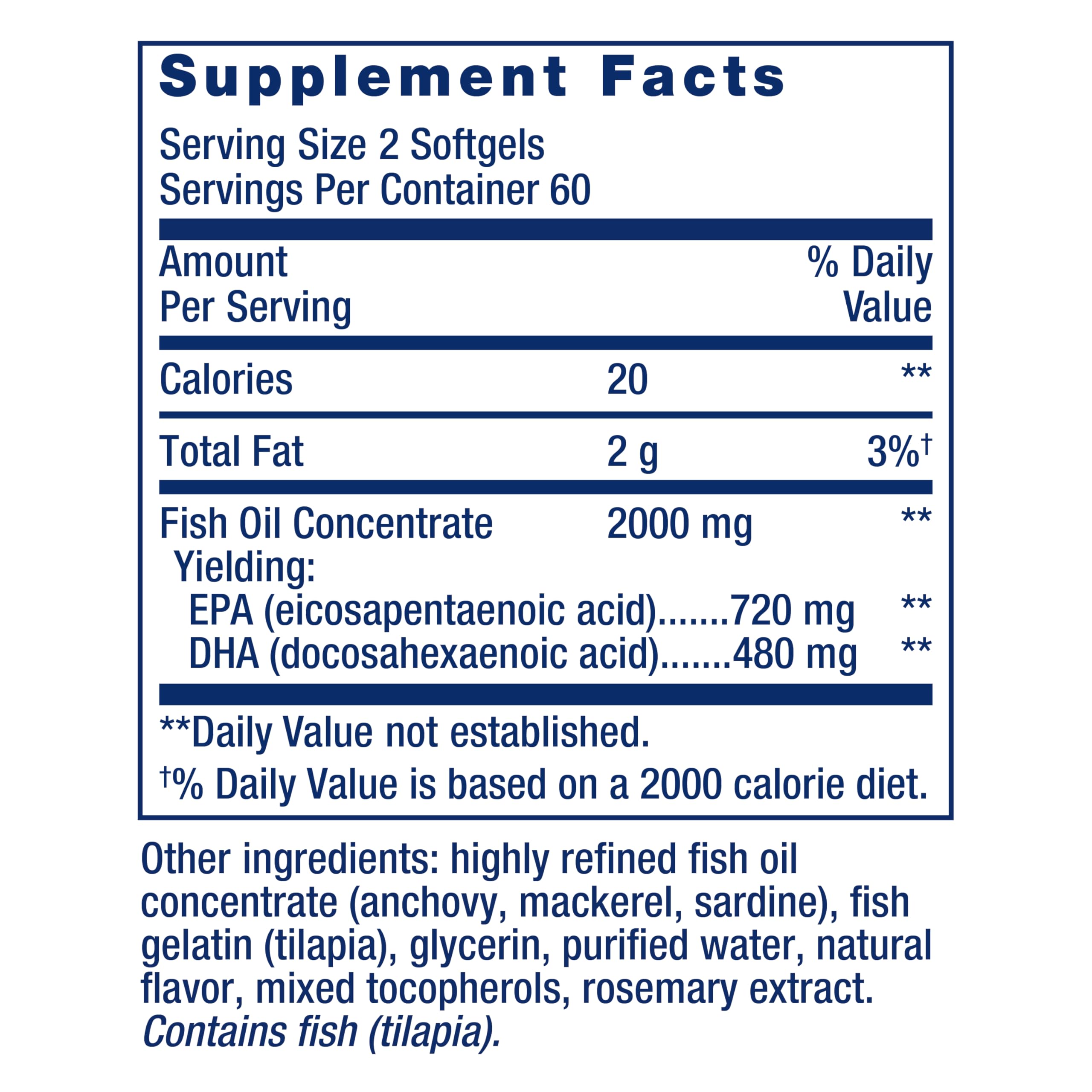 Life Extension open bottle with softgels visible to illustrate capsule quantity and form