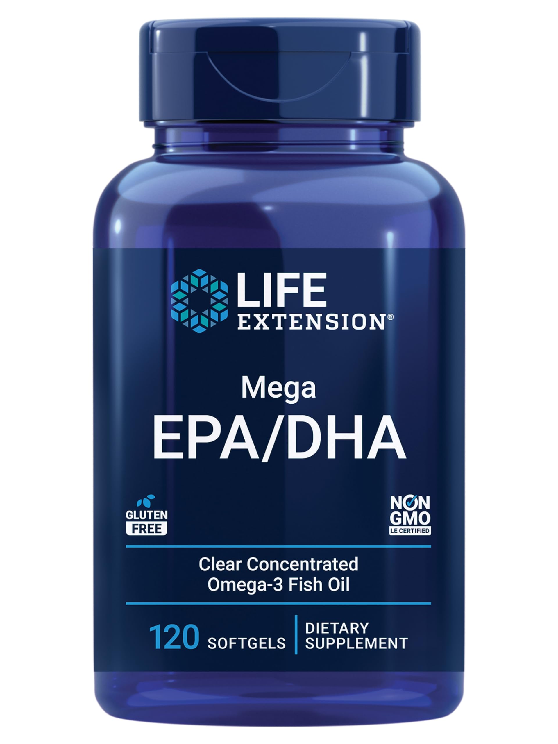 Life Extension front label showing product name and benefits for quick identification