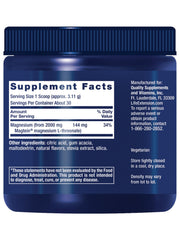 Life Extension open tub revealing powder texture and ready-to-use supplement for convenience