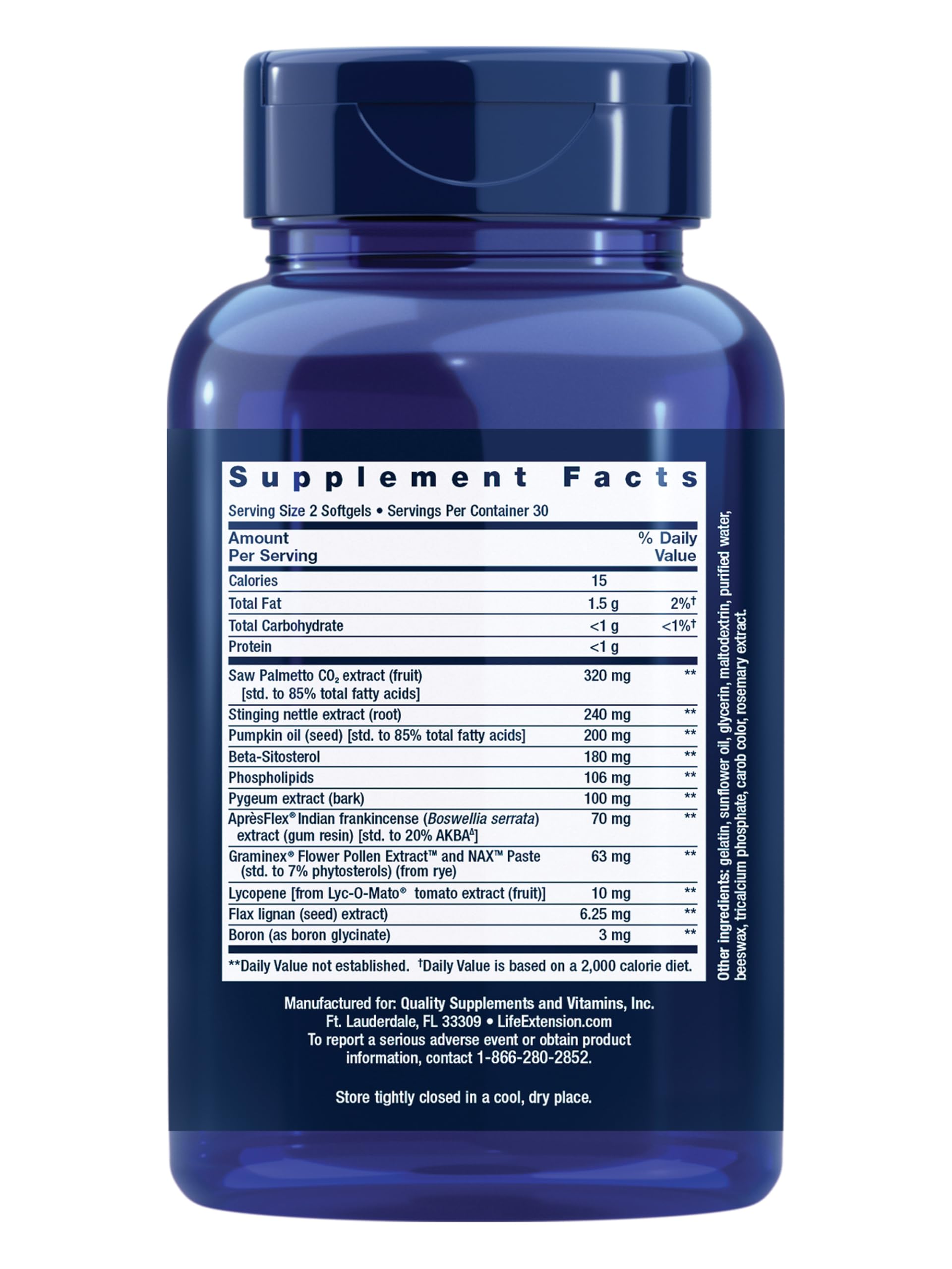 Life Extension capsule close-up showing smooth texture and dosage clarity