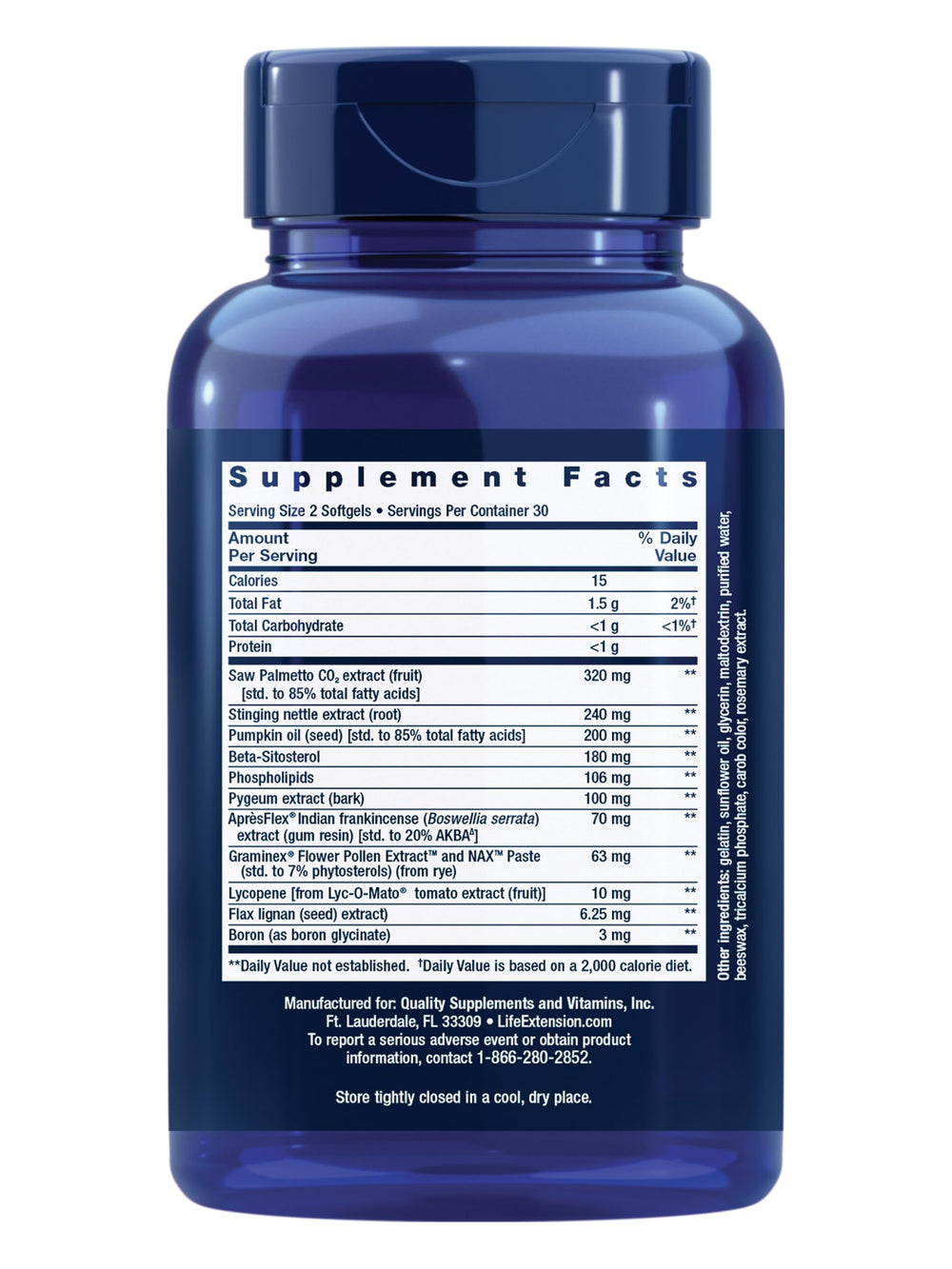 Life Extension capsule close-up showing smooth texture and dosage clarity