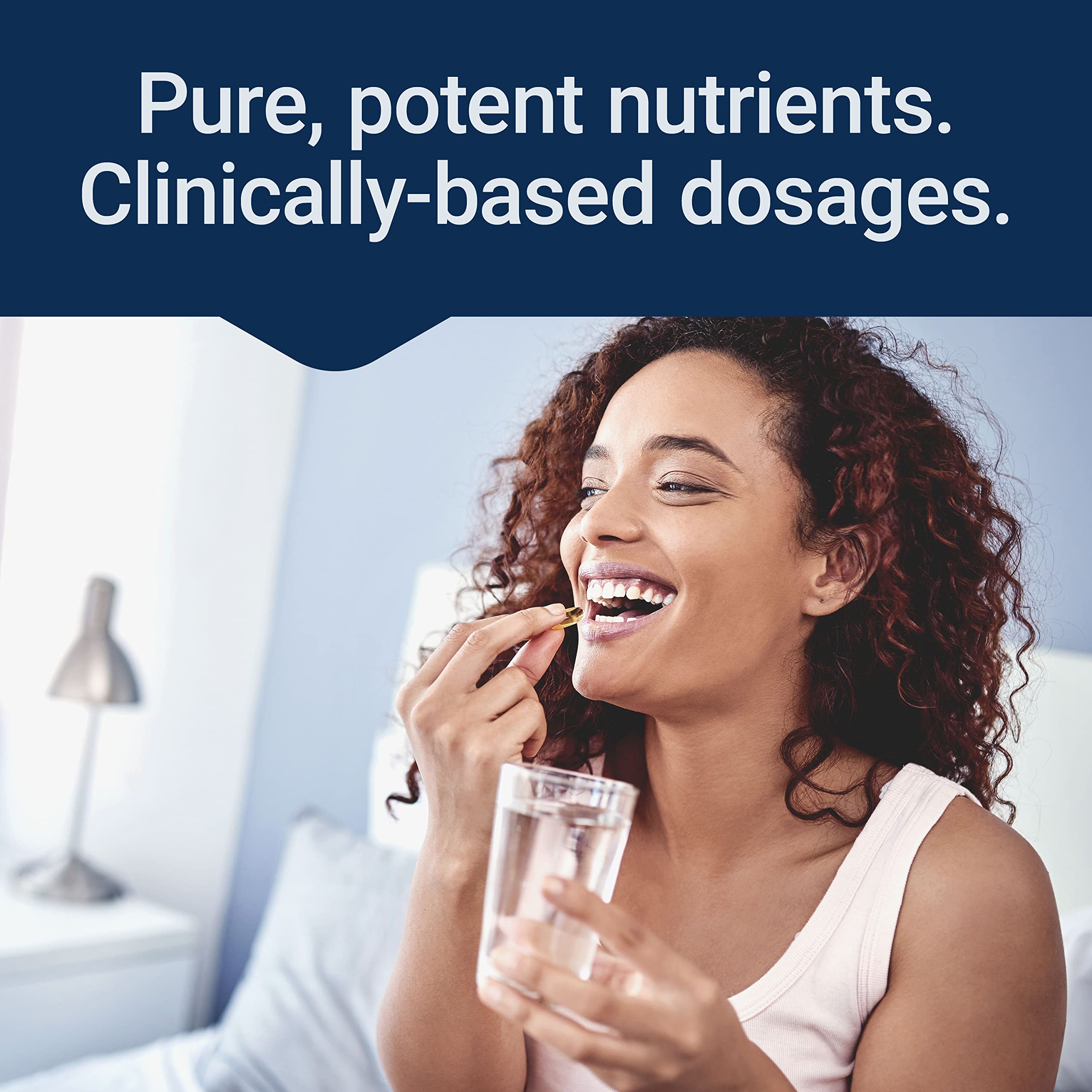 Life Extension capsule next to ruler showing size and ease of swallowing