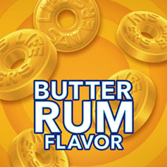 Life Savers individually wrapped butter rum candies highlighting portion control and hygiene