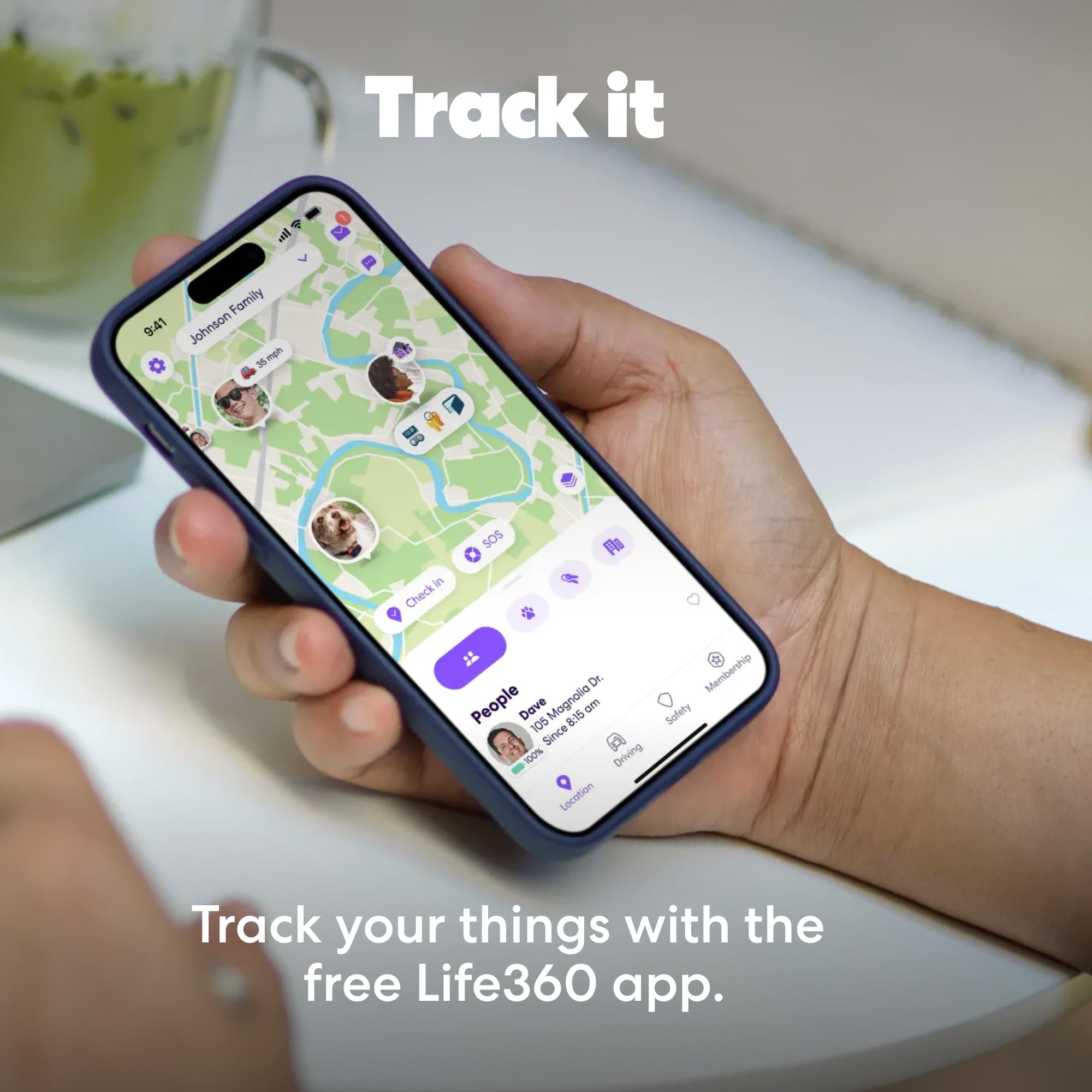 Life360 Tile triggering phone ring showing speedy phone-finding benefit