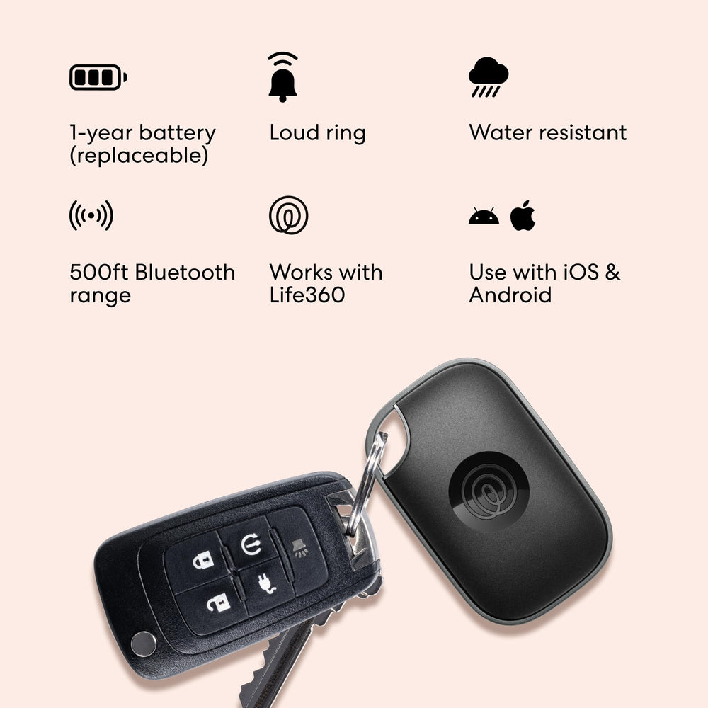Life360 Tile Pro on a backpack in daily life offering peace of mind