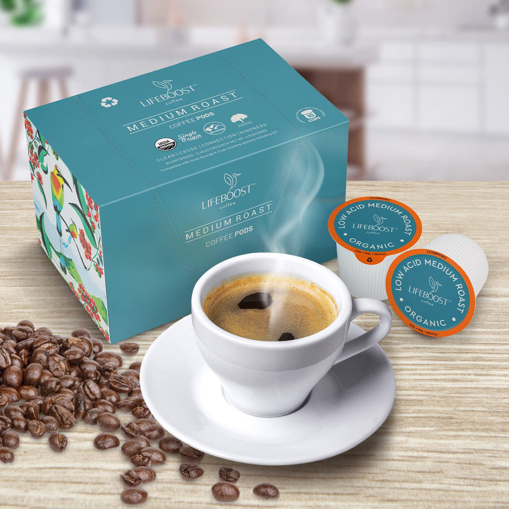 Lifeboost product label with USDA organic and third-party test badges for trust
