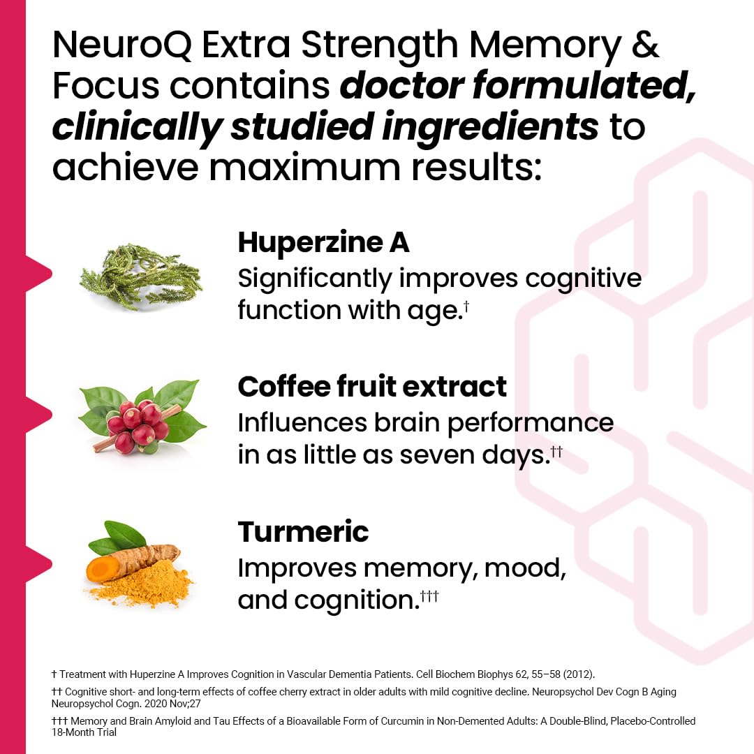 LifeSeasons NeuroQ label ingredients close-up highlighting key extracts and clinical-focused formulation benefit