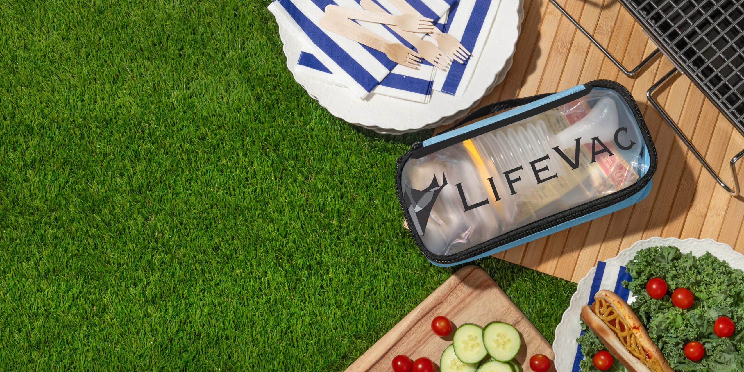 LifeVac inside a backpack showing travel-ready emergency benefit