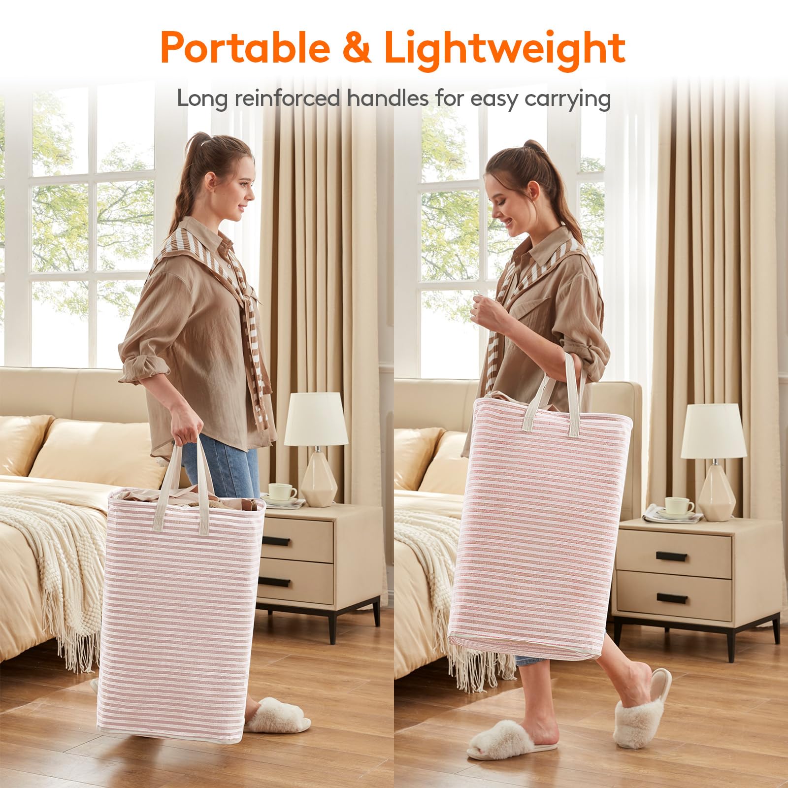 Lifewit folded flat for compact storage under bed or in closet