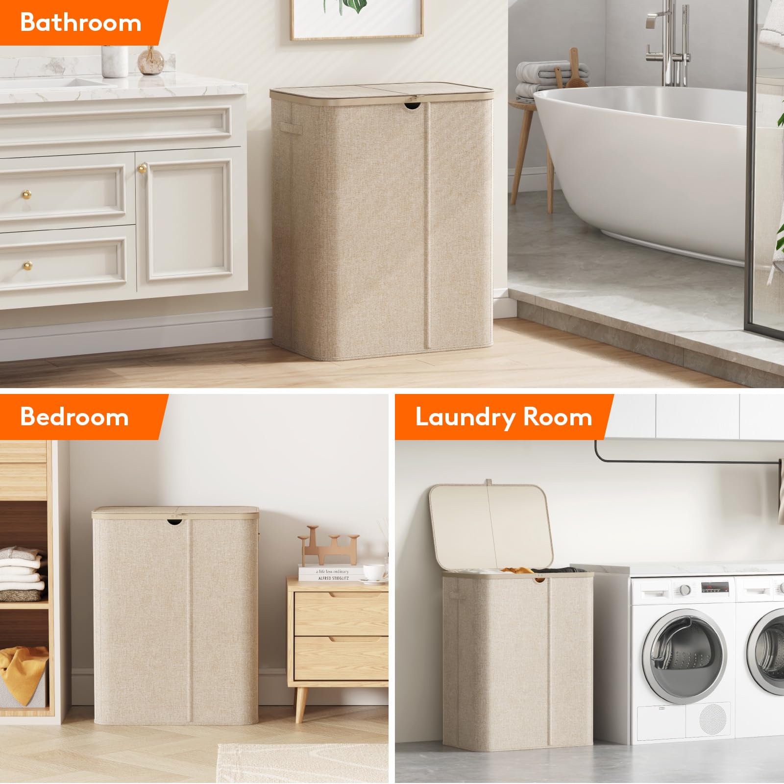 Lifewit filled with towels showing capacity for bulky laundry items