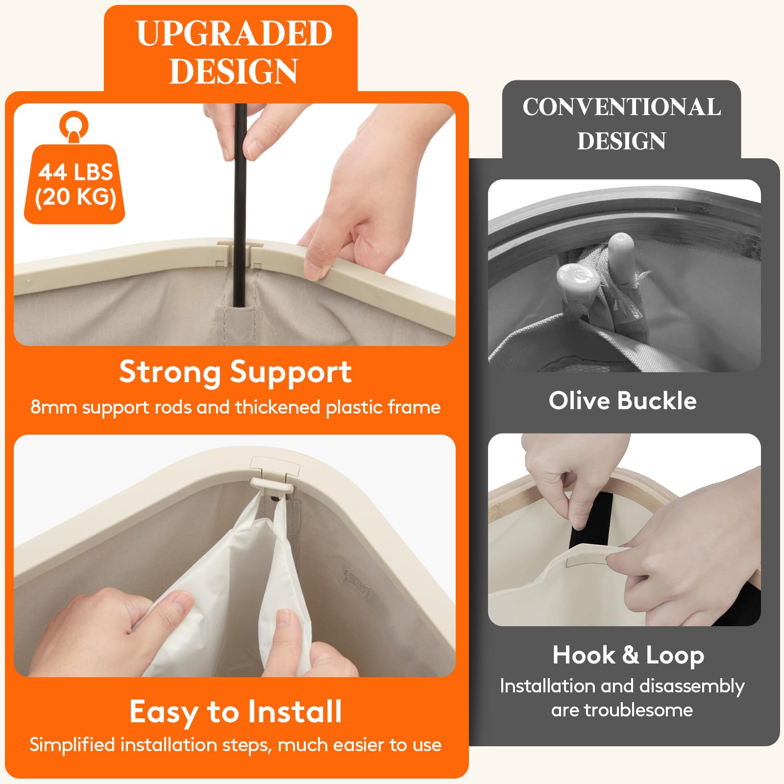 Lifewit folded flat for compact storage saving closet and floor space