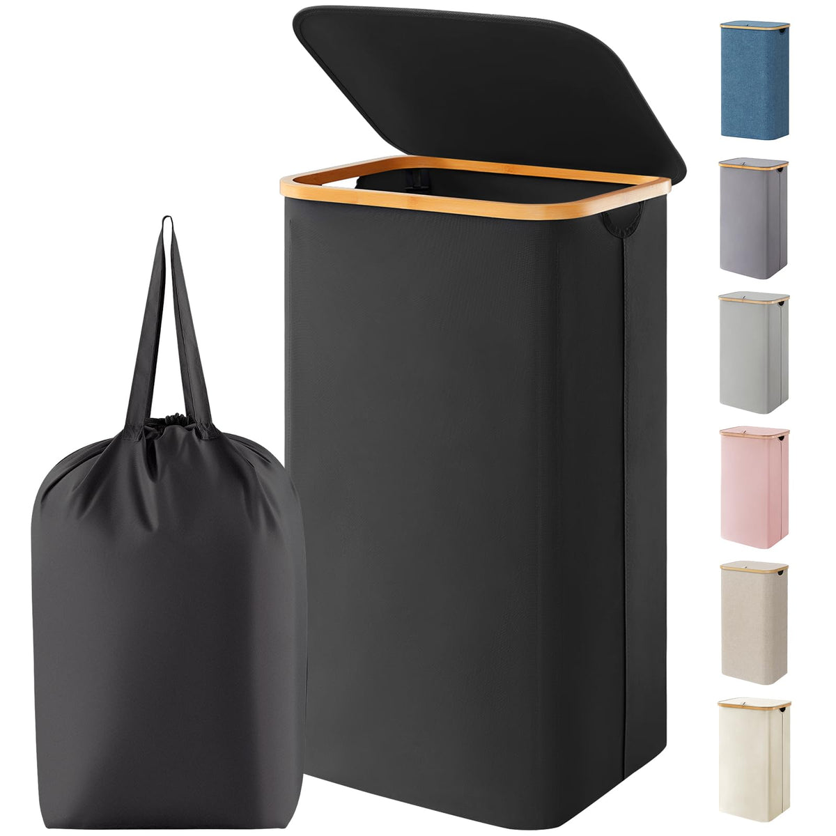 Lifewit front view with lid showing tidy storage benefit