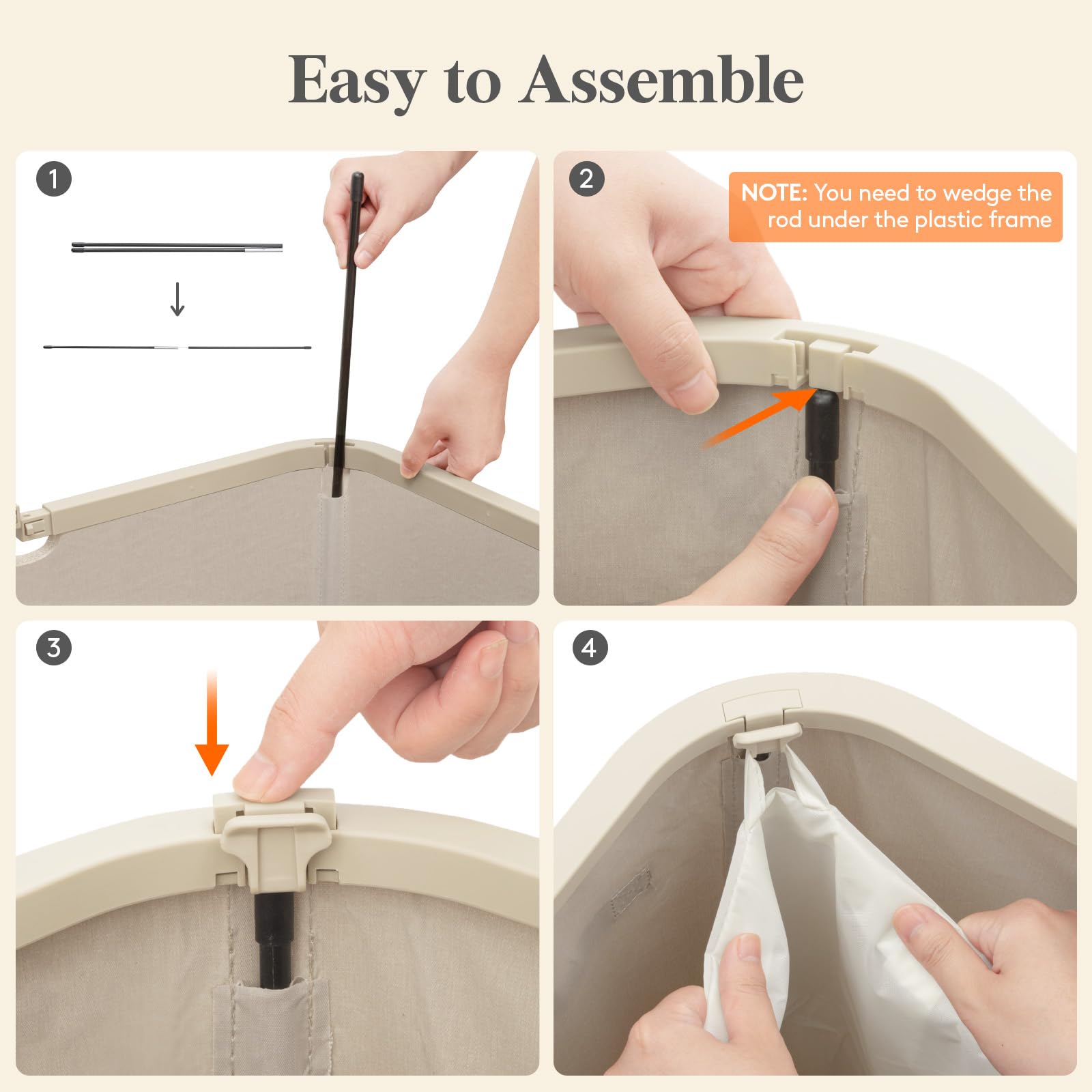 Lifewit lid close-up showing snug cover to keep laundry out of sight