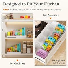 Close-up of Lifewit organizer plastic texture highlighting easy-to-clean surface