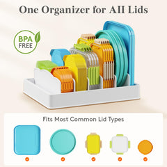 Lifewit organizer with adjustable dividers in different positions for versatility