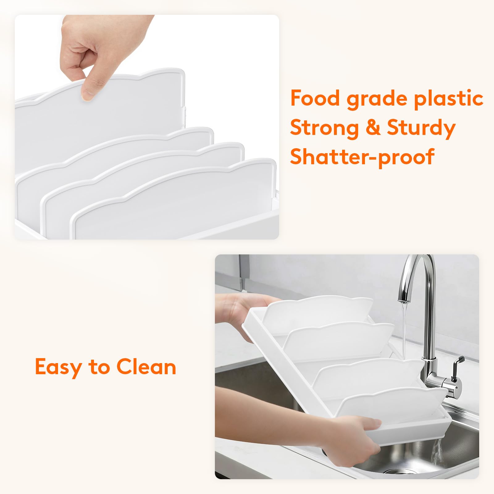 Lifewit organizer beside common kitchen items to show compact 10x13 inch size