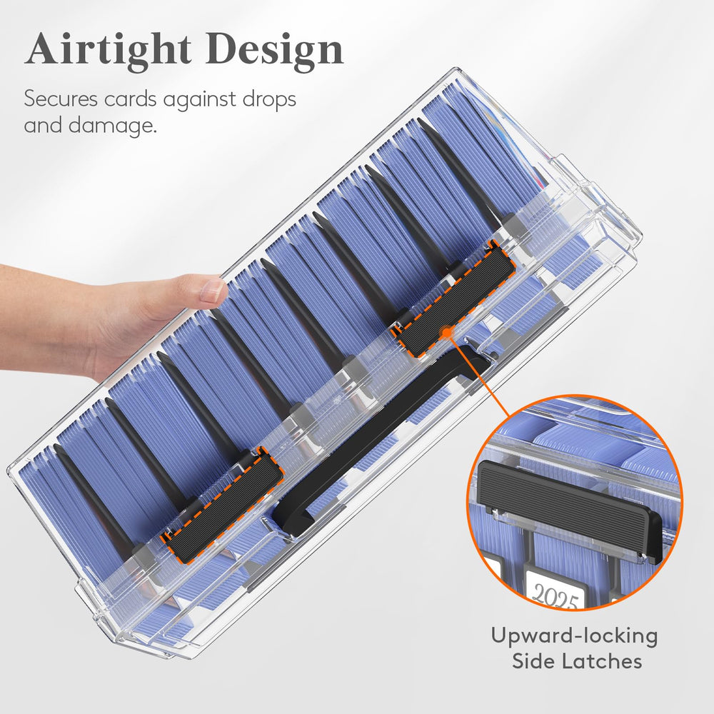 Lifewit stackable boxes arranged on a shelf saving space securely