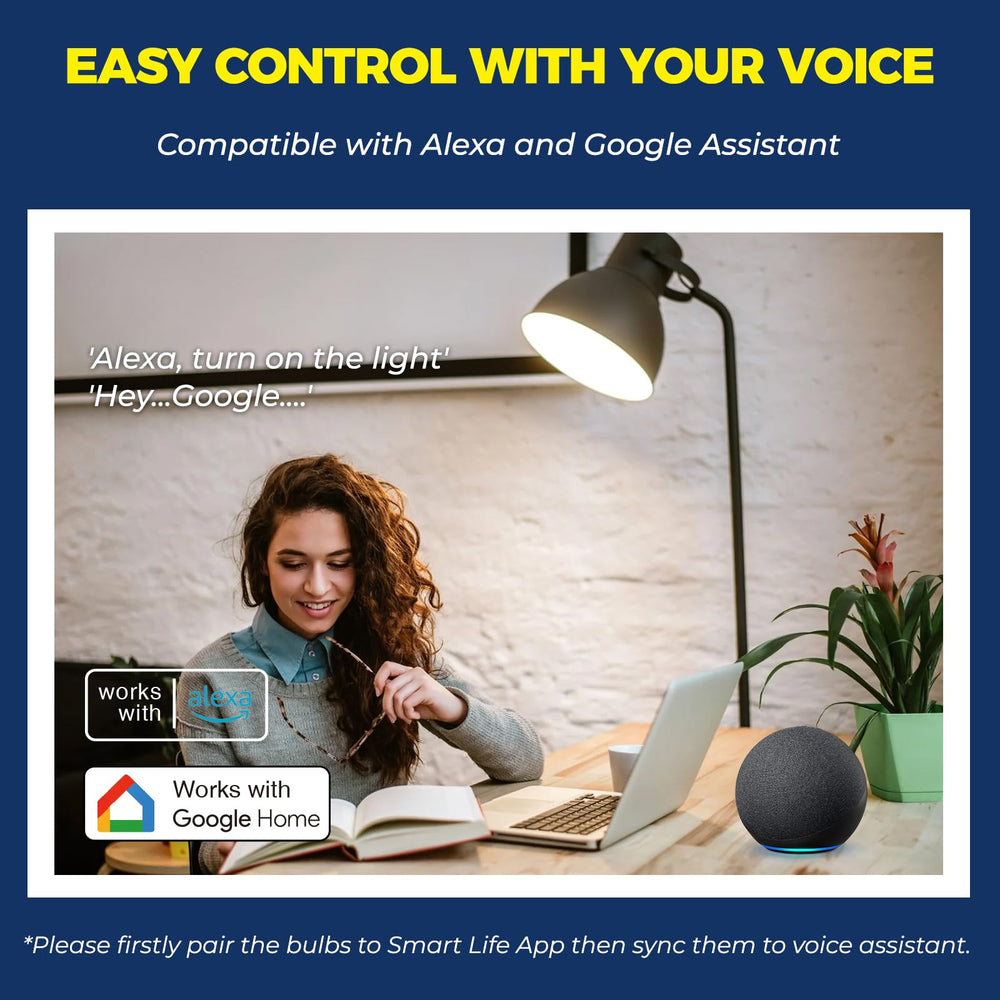 Lightinginside bulb installed in lamp lit bright to display 1350 lumen performance
