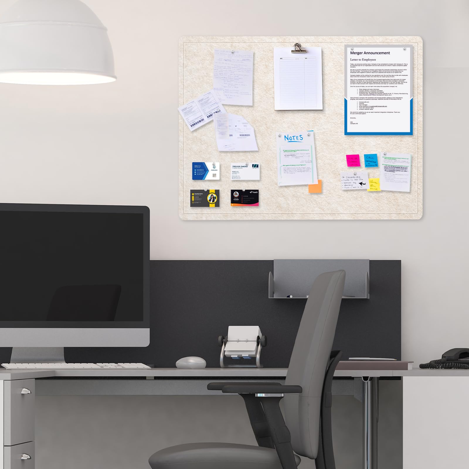 lightomorrow board beside notebook showing 24x18 scale for planning use