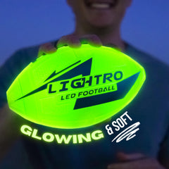 LIGHTRO illuminated LED glow demonstrating visibility for night games
