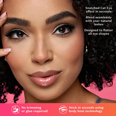 Lilly Lashes DayDreamer held in hand to show size and quick application